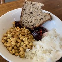 Lunch of the day at The Food Co-op Shop and Cafe in Canberra