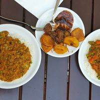 Pankoras and curries at Raja Rani in Heidelberg