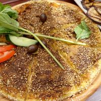 Zaatar flatbread at Sahara in Heidelberg