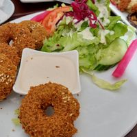 Falafel platter at Sahara in Heidelberg