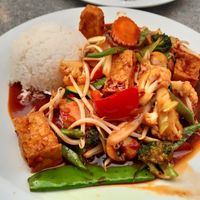Tofu and legumes in Hoisin sauce at Saigon Sonne in Heidelberg