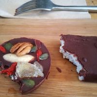 Lush raw cakes. at Beyond the Kale in Bath