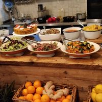 salad bar at Beyond the Kale in Bath