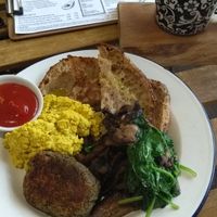 Their full English at Beyond the Kale in Bath