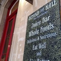 Entrance at Beyond the Kale in Bath