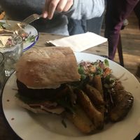 Burger  at Beyond the Kale in Bath