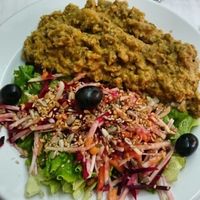 caril de seitan. 5   at Veg-e-tal in Almada