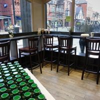 Eating area at front of Vbites - Holland & Barrett at VBites - Holland & Barrett in Chester