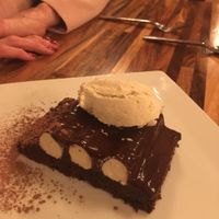 Bumpy Cake for dessert at GreenSpace Cafe in Ferndale