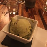 Mint chip ice cream at GreenSpace Cafe in Ferndale