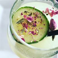 Spring Craft Cocktail at GreenSpace Cafe in Ferndale