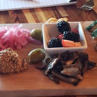 Cheese Plate at GreenSpace Cafe in Ferndale