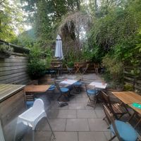 Quiet garden at FOAM in The Hague