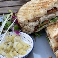 I am so glad I added the tempeh bacon, I forgot to mention that  at FOAM in The Hague