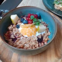 Apple & bramen crumble at FOAM in The Hague