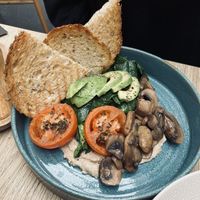 Beans on toast bowl  at FOAM in The Hague