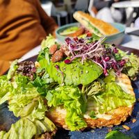 Avocado sandwich at FOAM in The Hague