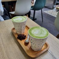 Matcha latte   at FOAM in The Hague