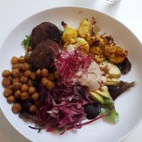 Vegetable plate at FOAM in The Hague