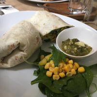 Breakfast burrito at FOAM in The Hague