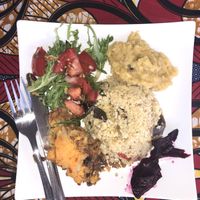 Platter at LoveGift Vegan Cafe in South East London