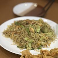 Stir fried curry vermicelli   at Fuyue Xianju Vegetarian Restaurant in Macau