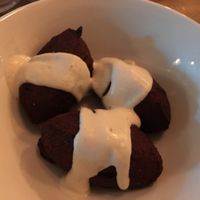 red beet falafels  at The Bowl - Warschauer Str in Berlin