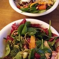 falafel bowl and carbonara bowl at The Bowl - Warschauer Str in Berlin