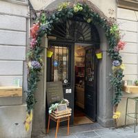 Exterior of cafe   at Sweet Irene in Bergamo
