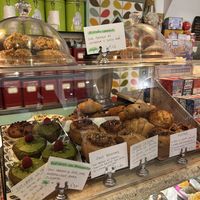 Counter with sweet options  at Sweet Irene in Bergamo
