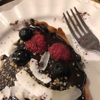 Vegan chocolate pie at Sweet Irene in Bergamo