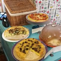 quiches and foccacias at Sweet Irene in Bergamo