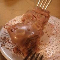 Caramel cake at Sweet Irene in Bergamo