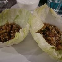 Vegan san choy bow at West End Garden in South Brisbane