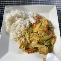 Satay veggies  at West End Garden in South Brisbane