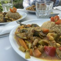 Plato de menú del día  at Bar do Girassol in Amarante