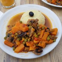 Jardineira com cuscus at Bar do Girassol in Amarante