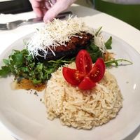 Cogumelos recheados com queijo at Bar do Girassol in Amarante