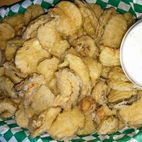 Fried pickles at Bean Vegan Cuisine in Asheville