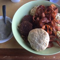 brunch bowl at Bean Vegan Cuisine in Asheville
