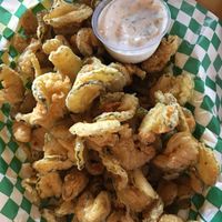 Fried Pickles at Bean Vegan Cuisine in Asheville