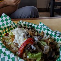 Cheese steak at Bean Vegan Cuisine in Asheville