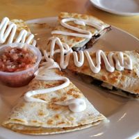 Quesadilla appetizer. at Bean Vegan Cuisine in Asheville