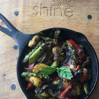 Gnocchi with roasted veggies ! at Shine Plant Based Kitchen in Orillia