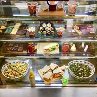 Most of the available food options at Earthy Eating Cafe in Lyndhurst