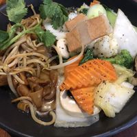 Noodle and vegetables  at Fina's 2 in Fitzroy