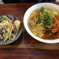 Bamboo noodle soup   at Fina's 2 in Fitzroy