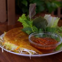 Savoury pancake at Fina's 2 in Fitzroy