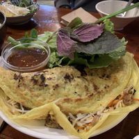 Vietnamese pancake   at Fina's 2 in Fitzroy