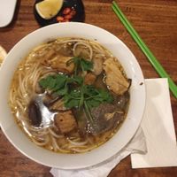 Spicy noodle soup at Fina's 2 in Fitzroy